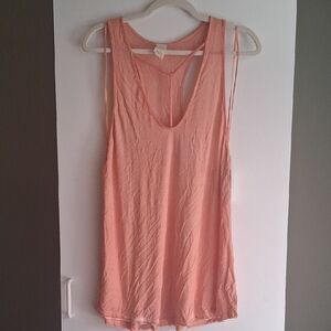 Free People Coral Tank Top